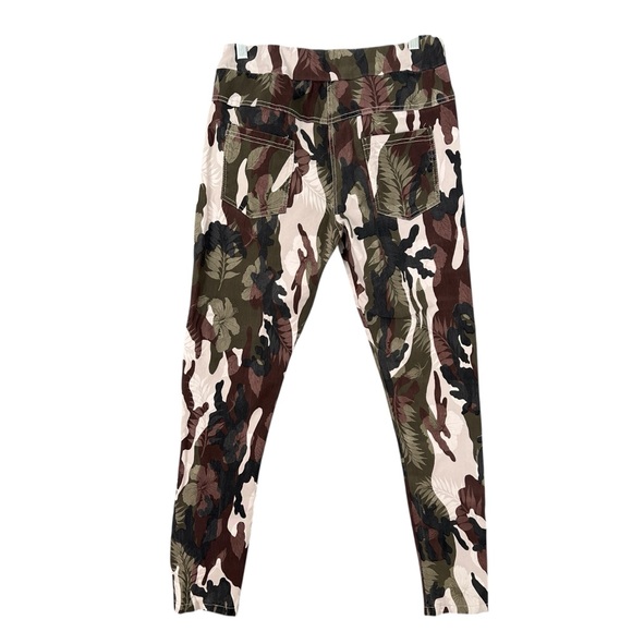 VENTI6 Jogger Pants Eastic Waist Floral Camo Stretch Size Medium - Picture 2 of 12